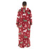 Snuggs Wearable Blanket Monk Red Christmas Deer